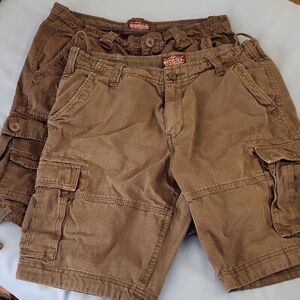 Duo of Matchstick Men's Cargo Shorts
